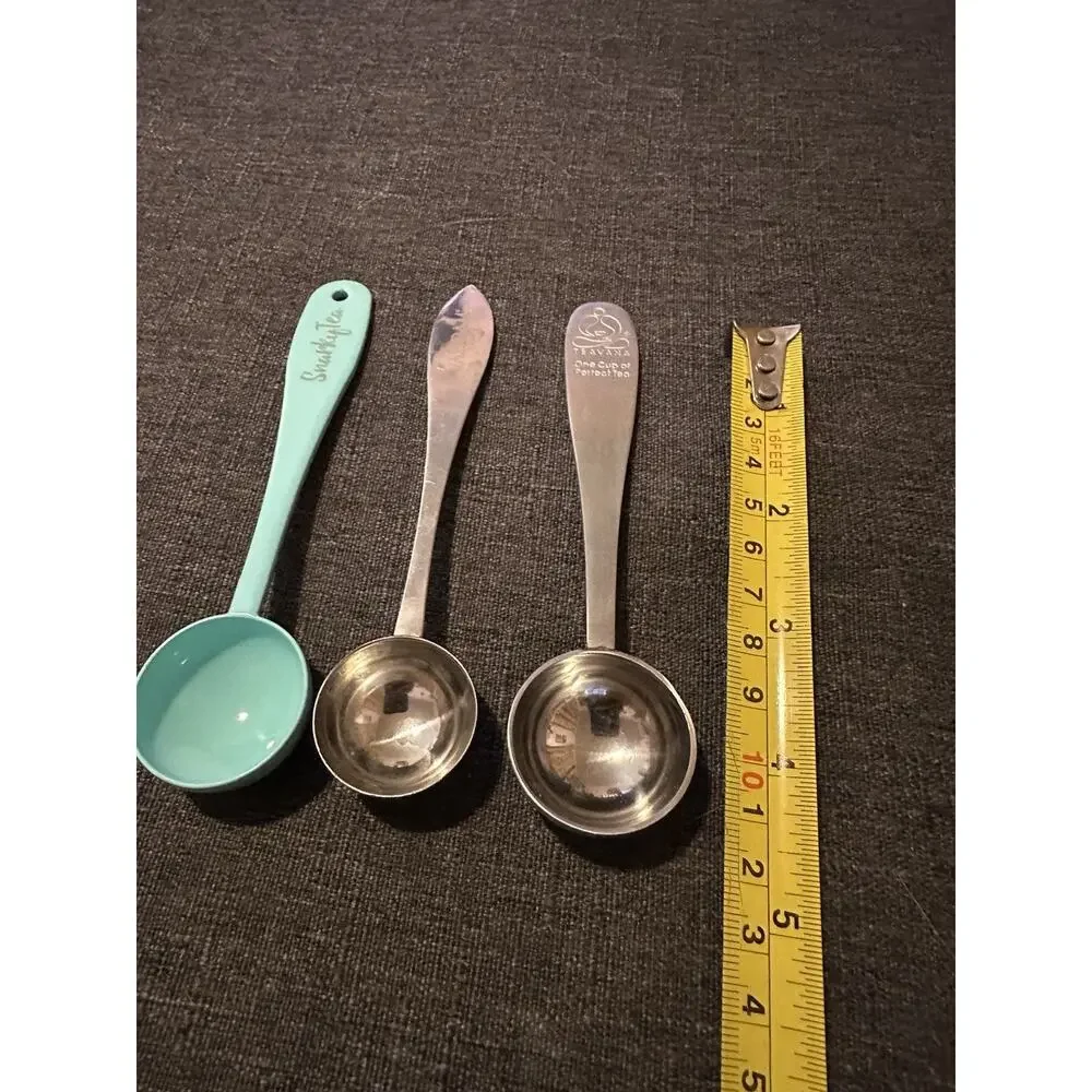 Teavana VAHDAM Snarky Tea Measuring Scoop Spoon Lot of 3 Loose Leaf Tea